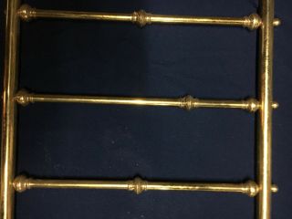 Vintage Brass Full - size Bed Headboard And Footboard 5