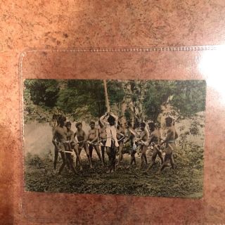 Antique Philippine American Colonial Period Ifugao Postcard