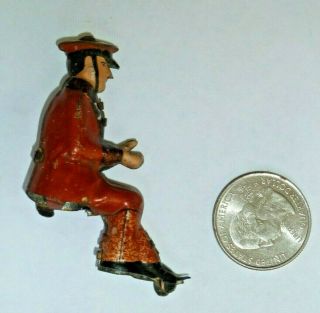 C1915 - 30 German Tin Litho Toy Auto Driver Possibly Lehmann Or Bing