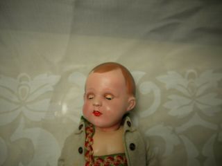 Vintage Rare Celluloid boy doll marked A S K 3