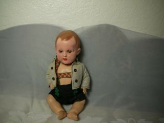 Vintage Rare Celluloid boy doll marked A S K 5