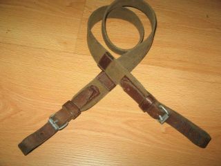 Old Wwii Russian Soviet Ussr Svt - 40 / Ppsh - 41 / Pps - 43 Canvas Sling Strap