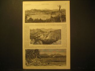Custer Black Hills Expedition,  Engravings 1874