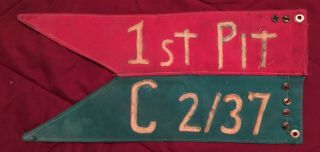WW2 37th Armored Reg’t Guidon 4th Armored Division FIELD MADE GUIDON 10