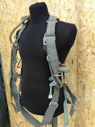 Military Chute Parachute Harness Paratrooper Buckingham Safety Pole Climbing