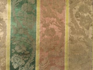 Late 18th or Early 19th C.  French Silk Woven Fabric (2452) 3