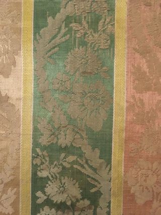 Late 18th or Early 19th C.  French Silk Woven Fabric (2452) 6