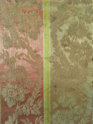 Late 18th or Early 19th C.  French Silk Woven Fabric (2452) 7