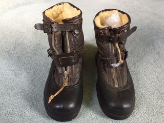 Wwii Ww2 Us Army Air Force Usaaf Bristolite A - 6a Flight Boots Shoes