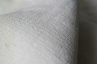 FRENCH HEMP SHEET 1800 ' s HAND SEWN HAND LOOMED ANTIQUE HEMP CHANVRE 91x76 M57 3