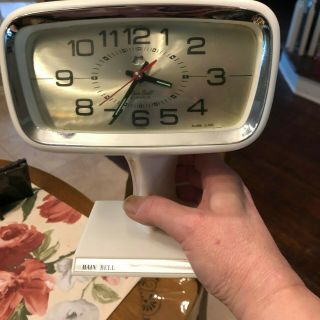 NOS Vintage Mid Century Alarm Clock with Box 2