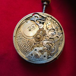 quarter repeater pocket watch movement for part only 3