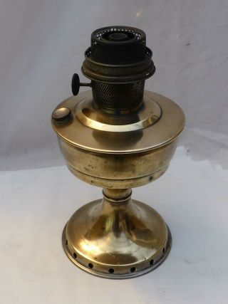 VINTAGE ALADDIN MODEL No 12 BRASS OIL LAMP BASE 2