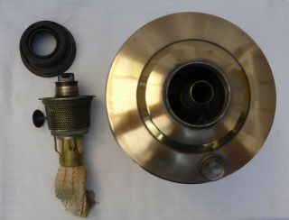 VINTAGE ALADDIN MODEL No 12 BRASS OIL LAMP BASE 4