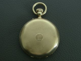 Patek Philippe 18kt Hunting Case Pocket Watch 44mm Diameter Early Model.