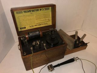 Voltamp Battery No.  3 Electro Stimulus Quackery Snake Oil Medical Device