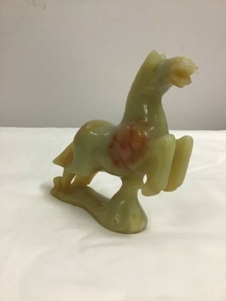 Vintage Chinese Jade Horse Statue 2