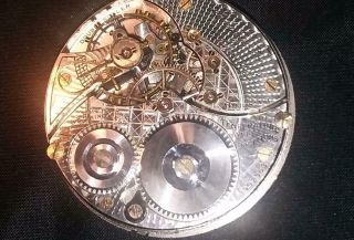 Great 16s,  21j Illinois,  Santa Fe,  Pocket Watch Movement 3