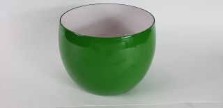 Vintage Dansk Green Enamel Nesting Mixing Bowl