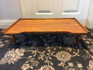 Vintage Unusal Wooden Bed Tray With Solid Wooden Legs
