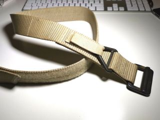 Spec - Ops Tactical Special Operators Web Heavy Duty Riggers Tan Belt Made In Usa