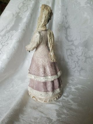 Large Vintage Rare Cordey Lady Figurine in Mauve 14 