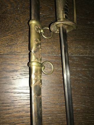 WWII Chinese Nationalist High - rank Officer Sword 8