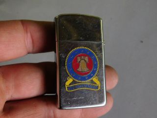 Zippo Uss Independence Cv - 62 Aircraft Carrier Slim 1987 Dated