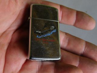 ZIPPO USS INDEPENDENCE CV - 62 AIRCRAFT CARRIER SLIM 1987 DATED 2