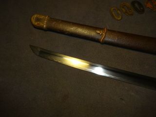 Japanese WWll Army officer ' s sword in mountings Gendaito 