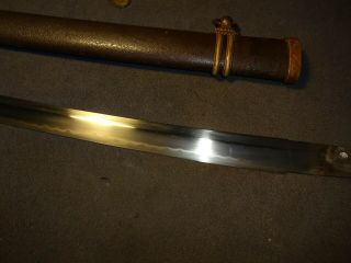 Japanese WWll Army officer ' s sword in mountings Gendaito 