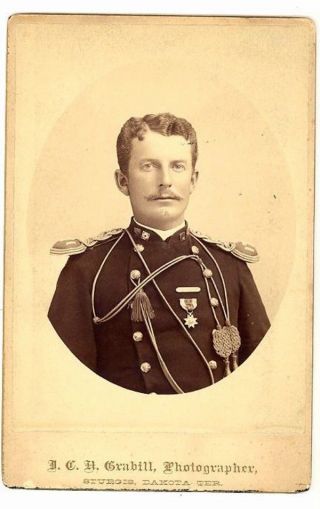 Lieut.  Edwin P.  Brewer - 7th U.  S.  Cavalry - Sturgis,  Dakota Territory