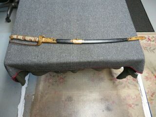 Pre Wwii Japanese Navy Model 1883 Officer Combat Sword - Signed Tang
