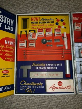 Vintage Gilbert Science Career Chemistry Experiment Lab Kit 3
