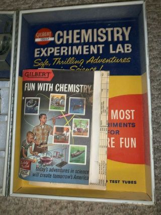 Vintage Gilbert Science Career Chemistry Experiment Lab Kit 6