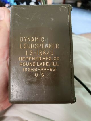 Dynamic Loudspeaker LS - 166 / U Military radio speaker 2