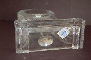Vintage Crystal Legends Quarts,  lead crystal,  Pendulum Clock,  made in Taiwan 6