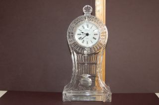 Vintage Crystal Legends Quarts,  lead crystal,  Pendulum Clock,  made in Taiwan 8