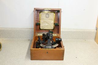 Heath & Co 3 1/2 Inch Marine Pattern Sextant For British Air Ministry 1942 Ww2