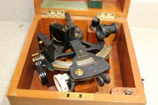 Heath & Co 3 1/2 inch Marine Pattern Sextant for British Air Ministry 1942 WW2 5