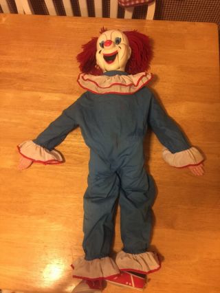 Vtg.  Bozo The Clown 30 " Ventriloquist Dummy Doll (1970) Larry Harmon/ Eegee Co.