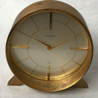 Vintage Bucherer Imhof Swiss Made Clock Not Parts