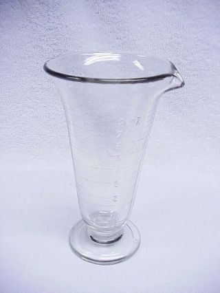 8 Oz Conical Graduated Glass Measuring Beaker | Vintage | $29 |