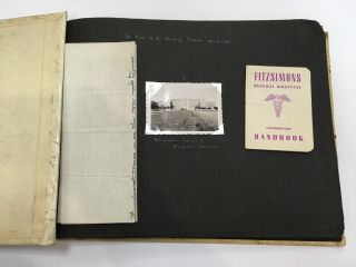 UNIQUE NURSES 1943 - 46 PHOTO ALBUM FITZSIMONS ARMY HOSPITAL 154 HISTORIC PICTURES 3