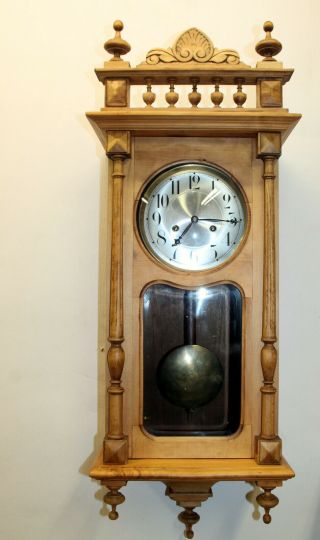 Antique Wall Clock Vienna Regulator 19th century 6