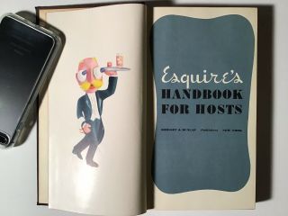 1950s Esquire Handbook For Hosts Mcm Mid Century Modern Entertaining Cocktails