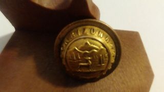 Antique ARIZONA Uniform Military Coat Button Made by SUPERIOR QUALITY 2