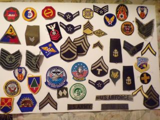 Military Patches U.  S.  Army Navy Airforce