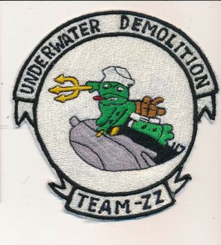 Underwater Demolition Team Zz Us Navy Seal Patch 4 "