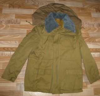 Pea Jacket (afghan) Winter For Military In The Soviet Autonomous Region Size 46 -